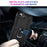 For iPhone 17e / 16e Case PC + TPU Phone Cover with Kickstand - Black - 2