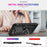 For iPhone 17e / 16e Case PC + TPU Phone Cover with Kickstand - Black - 3