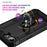 For iPhone 17e / 16e Case PC + TPU Phone Cover with Kickstand - Black - 4