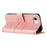 For iPhone 17e / 16e Case Wallet Skin-Touch Leather Imprinted Phone Cover - Pink - 3