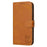 For iPhone 17e / 16e Case Happy Cat Pattern Imprinted Leather Wallet Phone Cover - Yellow - 7
