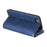 For iPhone 17e / 16e Case PU Leather Phone Cover with Zipper Wallet 9 Card Slots - Blue - 5