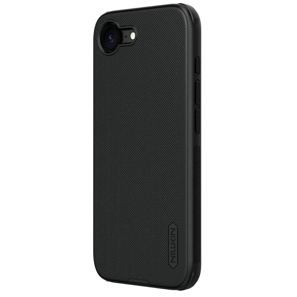 NILLKIN Frosted Shield Pro For iPhone 17e / 16e Case Matte PC + TPU Phone Cover - Black - 2