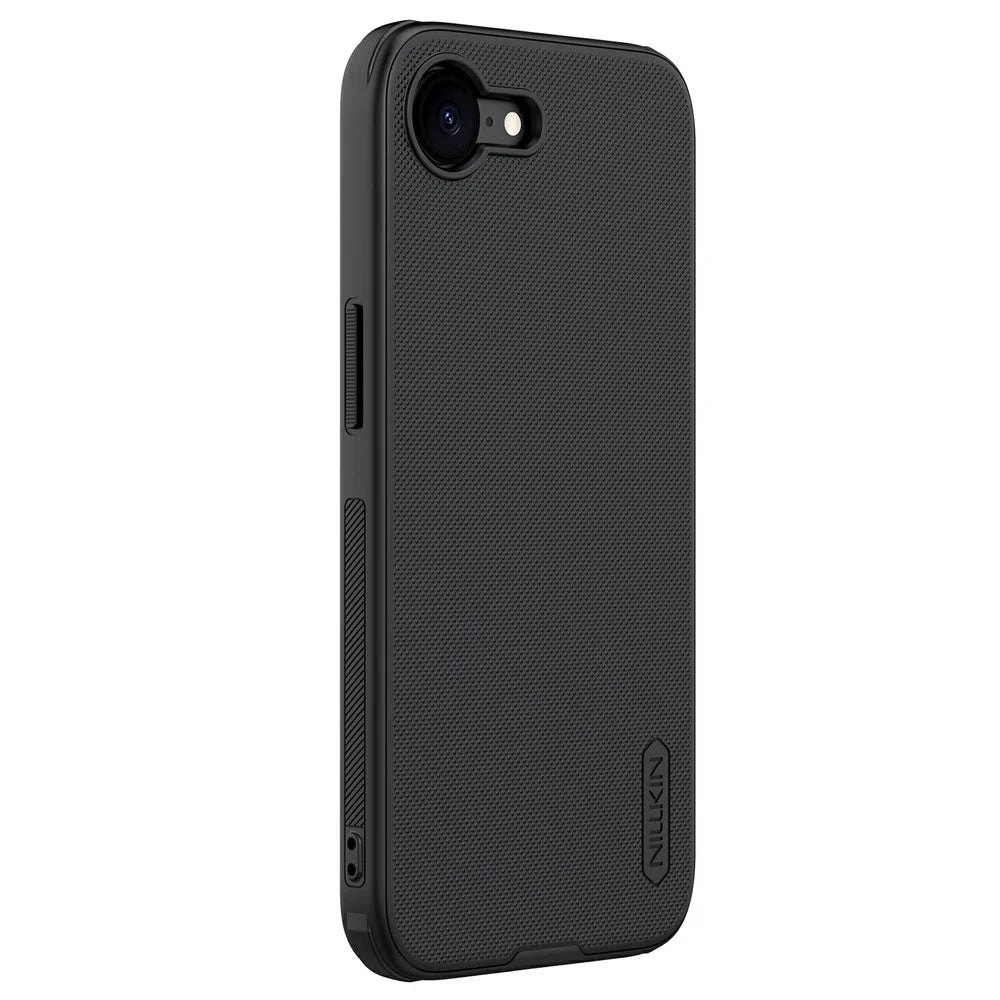 NILLKIN Frosted Shield Pro For iPhone 17e / 16e Case Matte PC + TPU Phone Cover - Black - 3