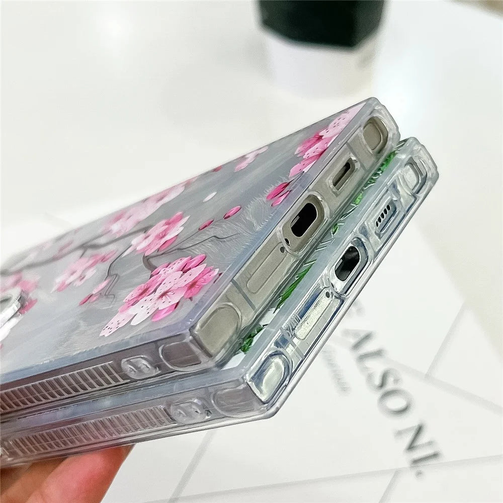 For Samsung Galaxy S25 Ultra Case with Glass Lens Film Electroplated IMD TPU+PC Phone Back Cover - FL1 - 5