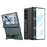 GKK 10691 For Samsung Galaxy Z Fold6 5G Case with Clear Screen Film Magnetic Hinge Kickstand Phone Cover - Black - 2