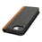 For iPhone 17e / 16e Case Calf Texture 3 Card Slots Color Splicing Leather Phone Cover - Black + Yellow - 6