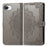 For iPhone 17e / 16e Wallet Case Mandala Flower Leather Phone Cover Stand - Grey - 2