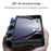 GKK 10691 For Samsung Galaxy Z Fold5 5G Case with Clear Screen Film Magnetic Hinge Kickstand Phone Cover - Black - 2