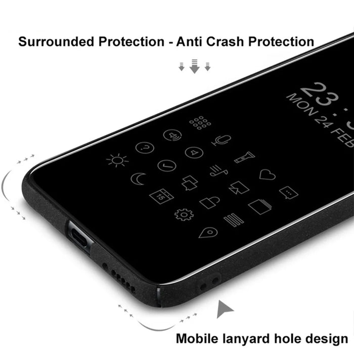 IMAK For Samsung Galaxy S25 Cowboy Hard Case PC Phone Back Cover - Matte Black - 4