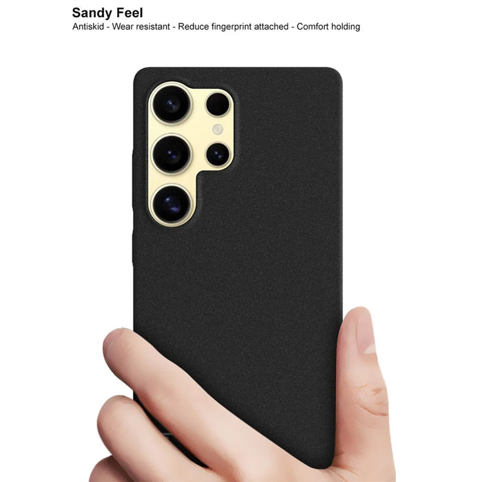 IMAK For Samsung Galaxy S25 Ultra Cowboy Hard Case PC Phone Back Cover - Matte Black - 2