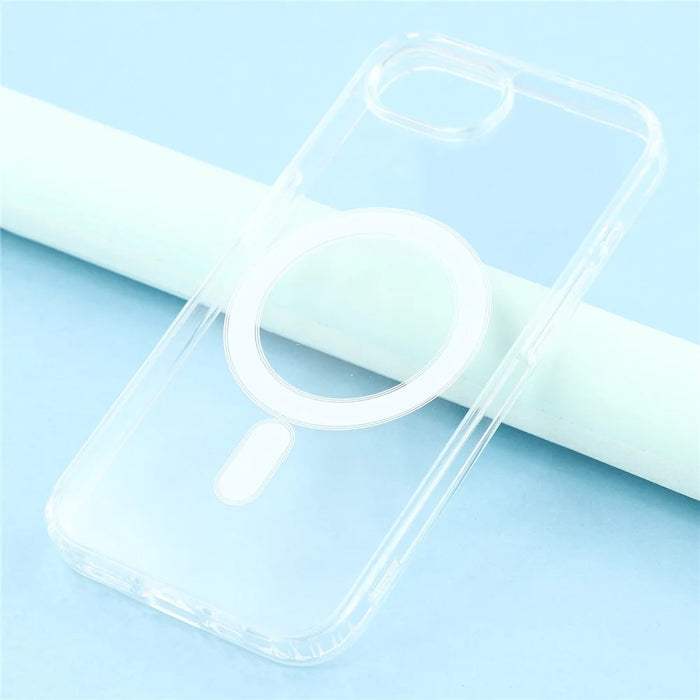 For iPhone 17e / 16e Case Compatible with MagSafe TPU + Acrylic Clear Phone Cover - 3