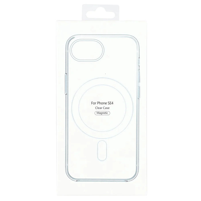 For iPhone 17e / 16e Case Compatible with MagSafe TPU + Acrylic Clear Phone Cover - 5
