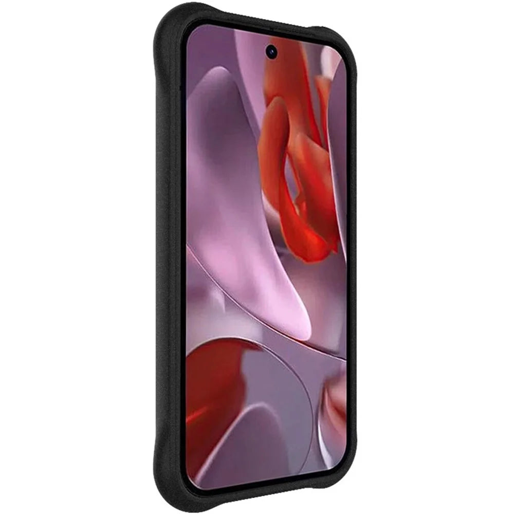 IMAK For Google Pixel 9a Case TPU Phone Cover Airbag Shockproof Protection - Black - 3