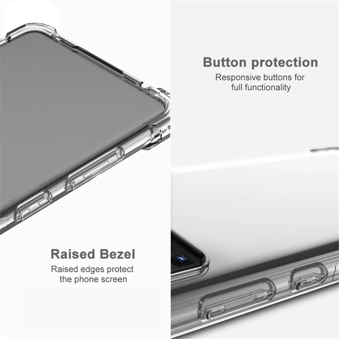 IMAK For Google Pixel 9a Case TPU Phone Cover Airbag Shockproof Protection - Black - 6