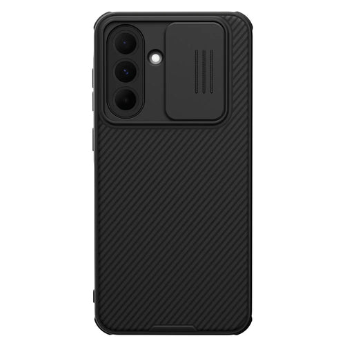 NILLKIN Camshield Pro Series for Samsung Galaxy A56 5G Case PC + TPU Slide Camera Lid Phone Cover - Black - 1