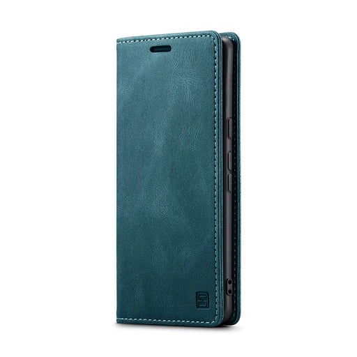 AUTSPACE For Google Pixel 7a Wallet Case  A01 Leather Stand Cover with RFID Blocking Card Holder - Blue - 2