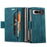 AUTSPACE For Google Pixel Fold Wallet Case  A01 Leather Stand Cover with RFID Blocking Card Holder - Blue - 1