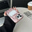 For iPhone 16 Pro Case TPU Protective Phone Cover Hollow Wrinkle Tiger Tooth Design - Matte Pink - 3