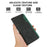 ABEEL For iPhone 17e / 16e Case Color Splicing Leather Flip Phone Cover RFID Blocking - Black - 7