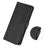 For iPhone 17e / 16e Case Cowhide Texture Leather Wallet Phone Cover with Stand - Black - 4