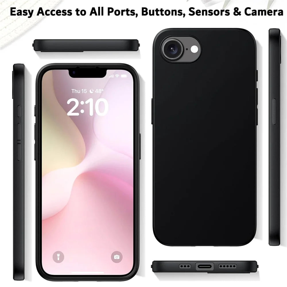 For iPhone 17e / 16e Case Anti-Drop Soft TPU Matte Phone Cover - 3
