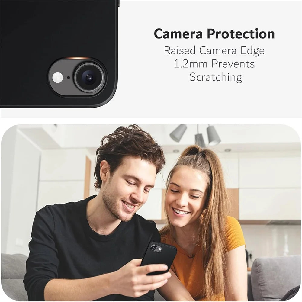 For iPhone 17e / 16e Case Anti-Drop Soft TPU Matte Phone Cover - 4