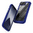 For iPhone 17e / 16e Case Anti-Drop Alloy Lens Frame PC + TPU Phone Cover - Blue - 2