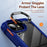 For iPhone 17e / 16e Case Anti-Drop Alloy Lens Frame PC + TPU Phone Cover - Blue - 5