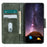 For iPhone 17e / 16e Case RFID Blocking Genuine Cow Leather Wallet Phone Cover - Blackish Green - 3