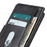 For Samsung Galaxy S25 Edge Case RFID Blocking Genuine Cow Leather Wallet Phone Cover - Black - 4