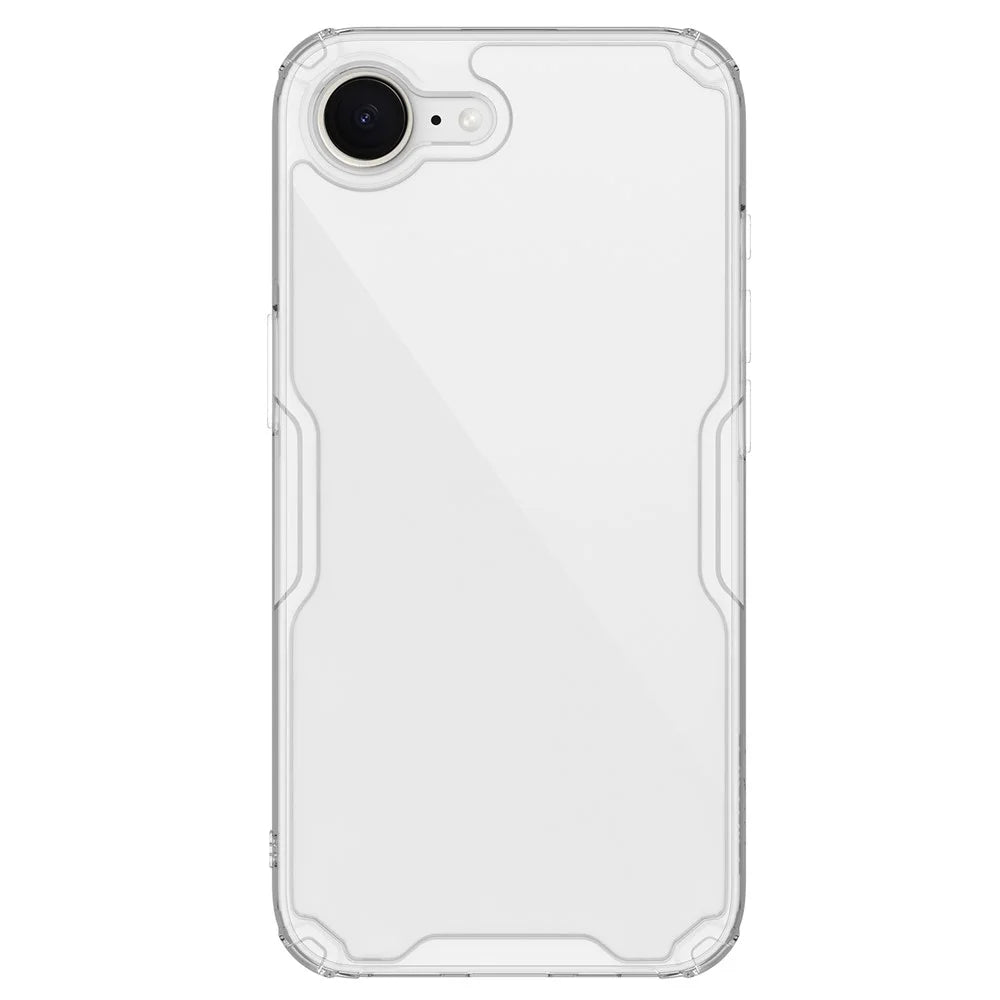 NILLKIN Nature Pro Series For iPhone 17e / 16e Case PC + TPU Anti-Scratch Clear Back Cover - 1