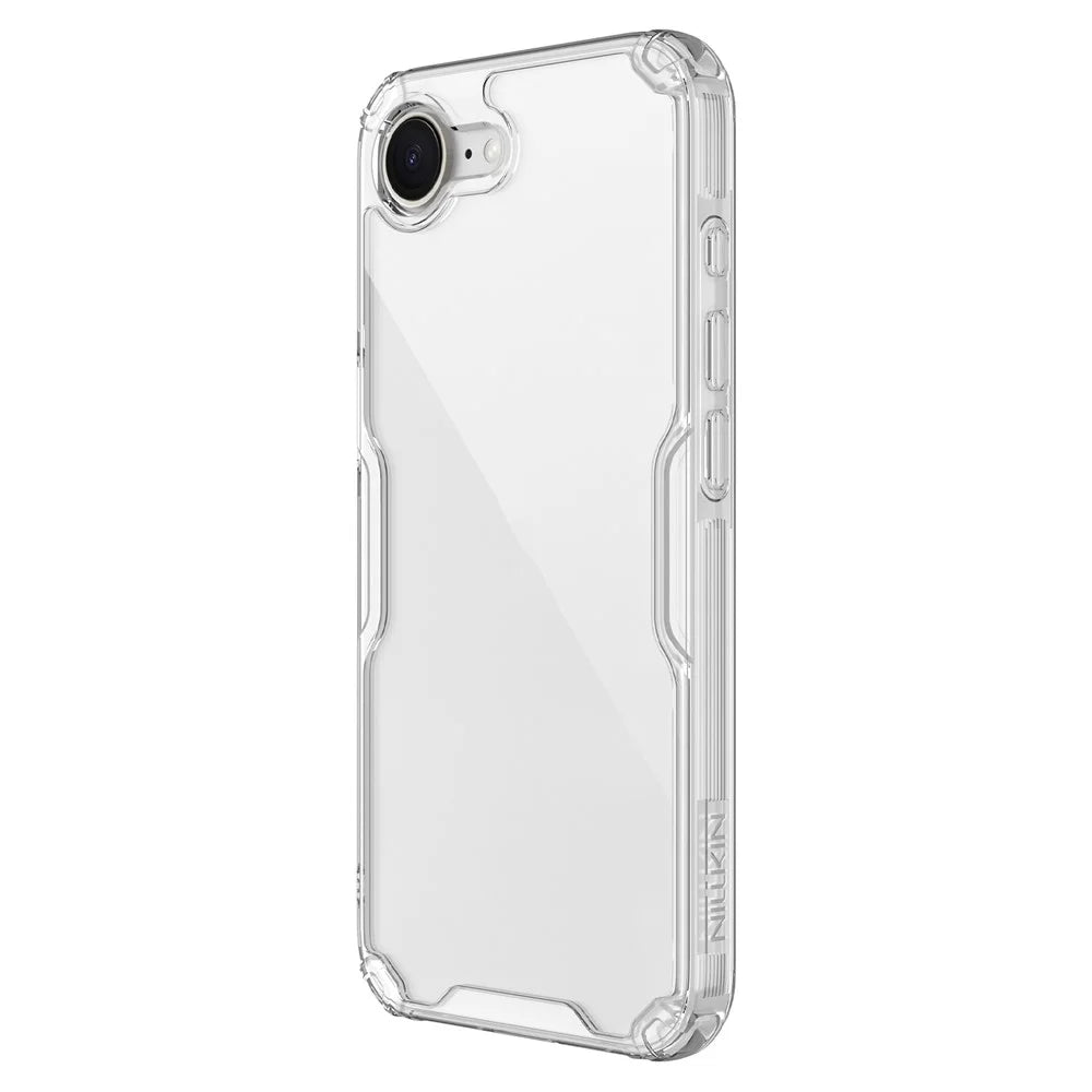 NILLKIN Nature Pro Series For iPhone 17e / 16e Case PC + TPU Anti-Scratch Clear Back Cover - 3