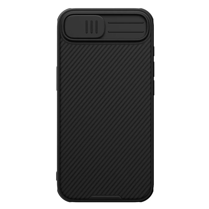 NILLKIN Camshield Pro Series for iPhone 17e / 16e Case PC + TPU Slide Camera Lid Phone Cover - Black - 1