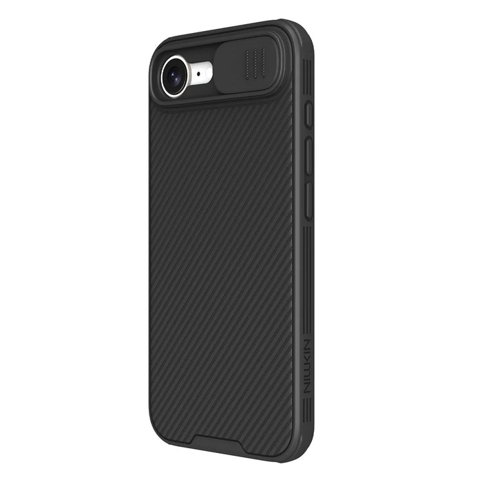 NILLKIN Camshield Pro Series for iPhone 17e / 16e Case PC + TPU Slide Camera Lid Phone Cover - Black - 2