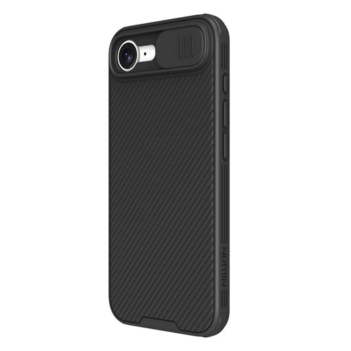 NILLKIN Camshield Pro for iPhone 17e / 16e Case Compatible with MagSafe TPU + PC Phone Cover with Slider Camera - Black - 1