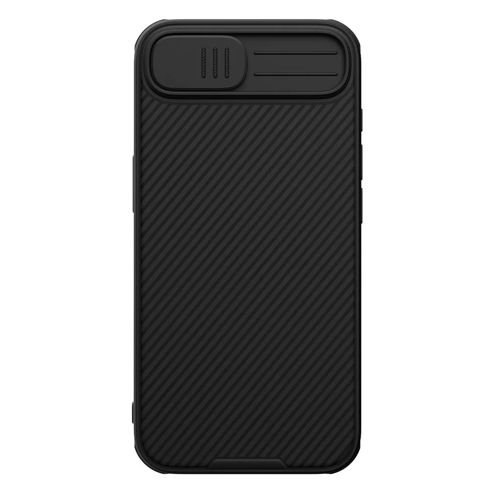 NILLKIN Camshield Pro for iPhone 17e / 16e Case Compatible with MagSafe TPU + PC Phone Cover with Slider Camera - Black - 2
