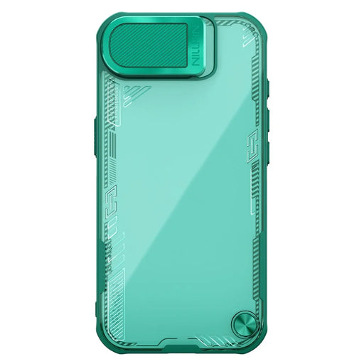 NILLKIN Iceblade CamProp For iPhone 17e / 16e Case Lens Cover Kickstand PC + TPU Phone Cover - Green - 1