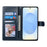DF-012 For Samsung Galaxy S25 Ultra Case Litchi Texture Leather Wallet Stand Phone Cover - Dark Blue - 2