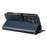 DF-012 For Samsung Galaxy S25 Ultra Case Litchi Texture Leather Wallet Stand Phone Cover - Dark Blue - 3