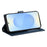 DF-012 For Samsung Galaxy S25 Ultra Case Litchi Texture Leather Wallet Stand Phone Cover - Dark Blue - 4
