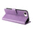 For iPhone 17e / 16e Case Butterfly Floral Imprint Wallet Stand Leather Phone Cover - Purple - 4