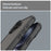 For iPhone 16 Case Drop Proof Airbags Frosted Translucent PC + TPU Phone Back Cover - Black - 6