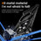 For iPhone 16 Pro Max Magnetic Case Military Grade Anti Drop 360° Rotating Kickstand Titanium Alloy Bumper Phone Cover - Black - 2