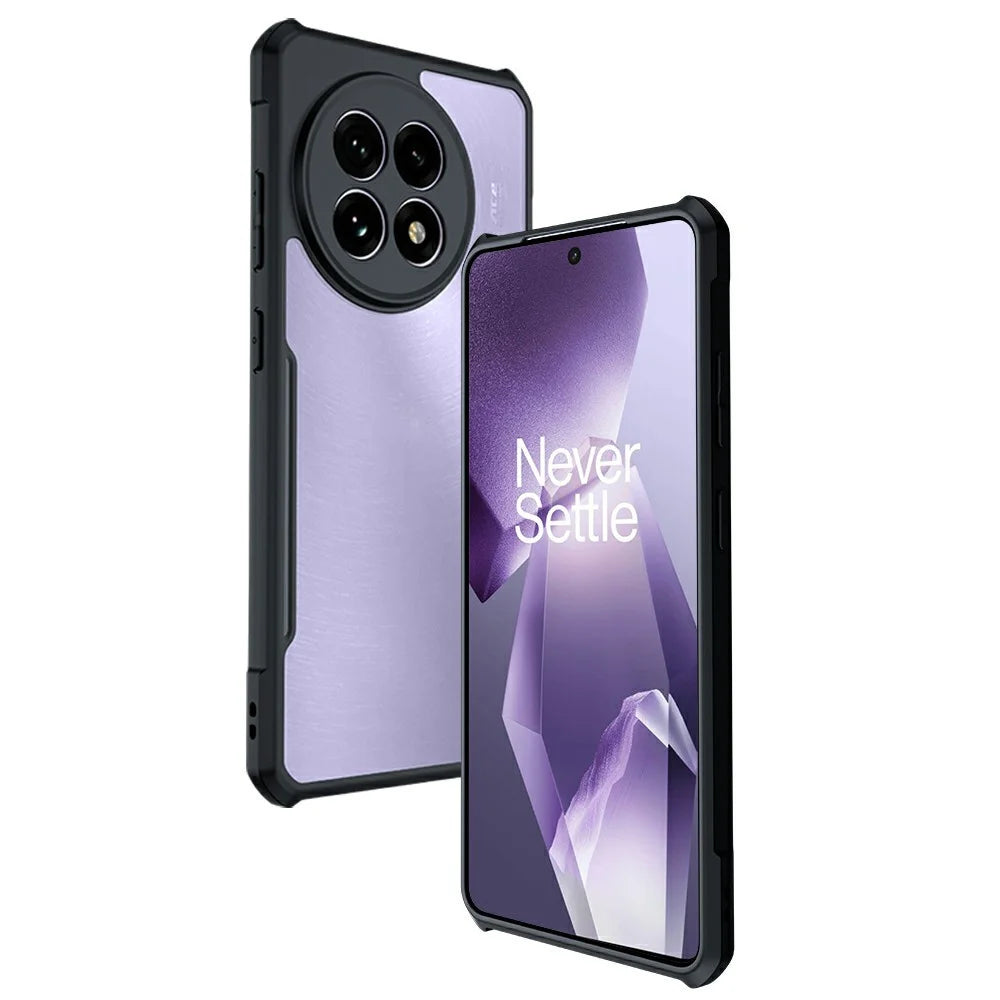 XUNDD For OnePlus Ace 5 5G / 5 Pro 5G Case Dropproof TPU + Acrylic Clear Back Phone Cover - 1