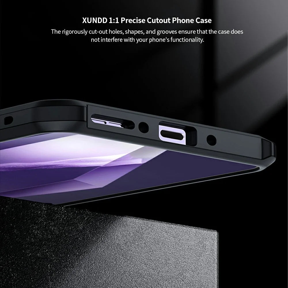 XUNDD For OnePlus Ace 5 5G / 5 Pro 5G Case Dropproof TPU + Acrylic Clear Back Phone Cover - 6
