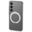 XUNDD Zero Sense Series For Samsung Galaxy S25 Magnetic Case Rotating Kickstand PC+TPU Phone Cover - Silver - 1