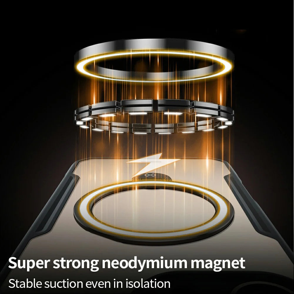 XUNDD For iPhone 16 Pro Max Case 360 Degree Magnetic Rotating Kickstand Shockproof Phone Cover - 7
