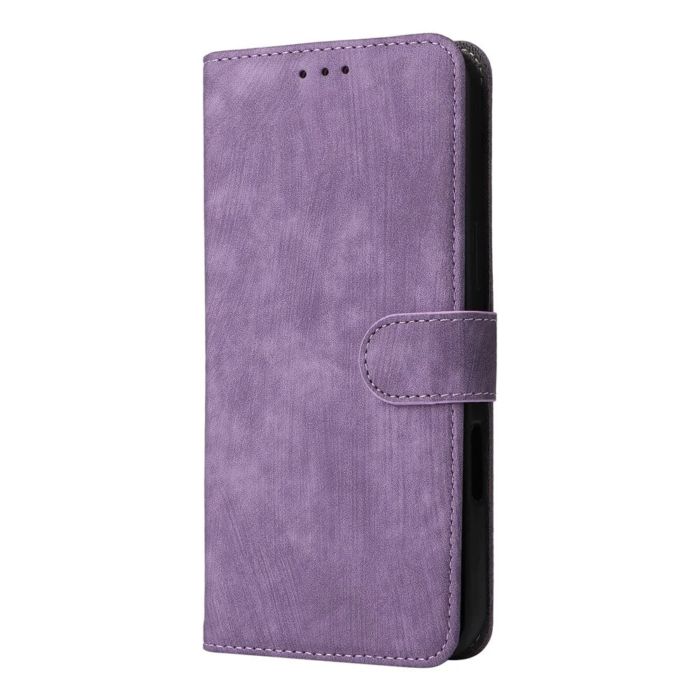 For TECNO Spark 30C 5G KL8H / Pop 9 5G KL4 Case Wallet RFID Blocking PU Leather Cover Viewing Stand - Purple - 6