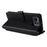 For Asus Zenfone 12 Ultra 5G Wallet Case with Shoulder / Wrist Strap Leather Phone Cover Stand - Black - 4